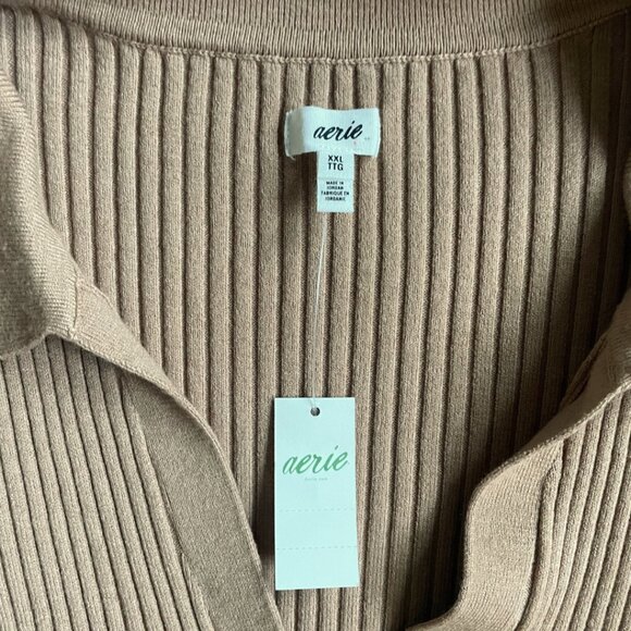 Aerie Gotta Jet! Polo Sweater - Picture 5 of 6